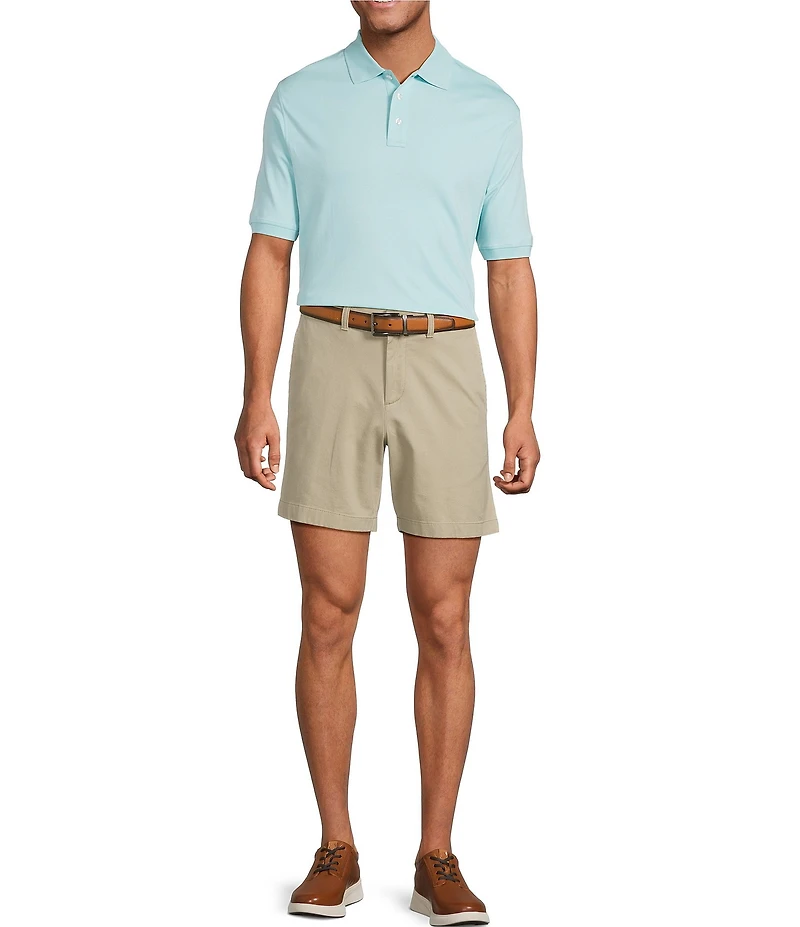 Roundtree & Yorke Supima Cotton Short Sleeve Solid Polo Shirt