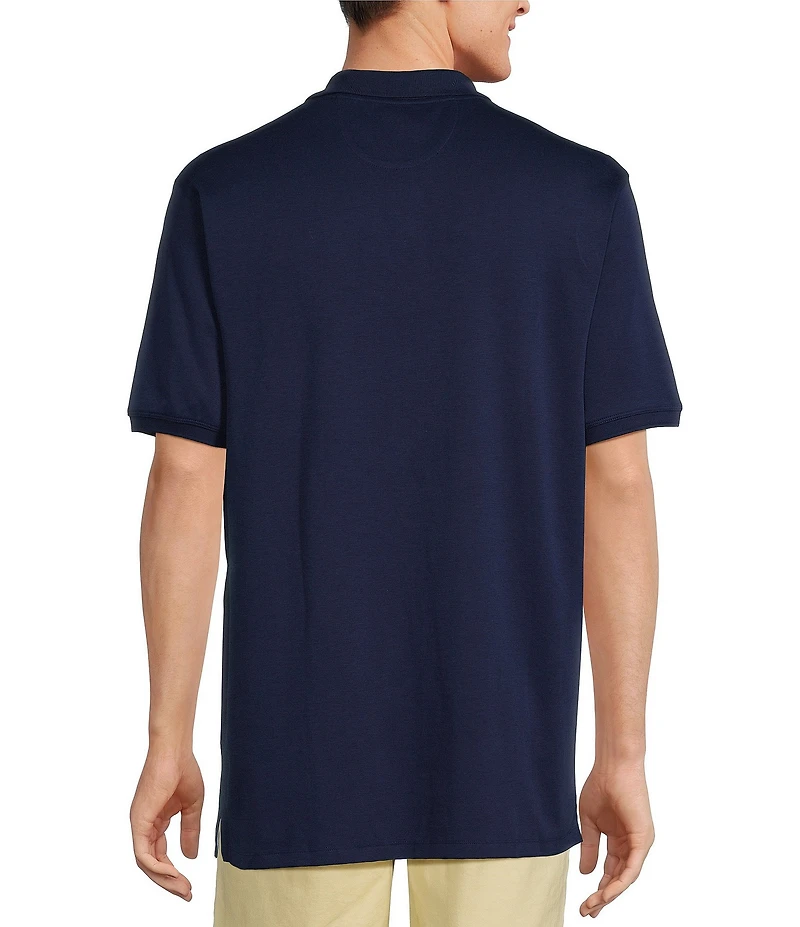 Roundtree & Yorke Supima Short Sleeve Solid Polo Shirt