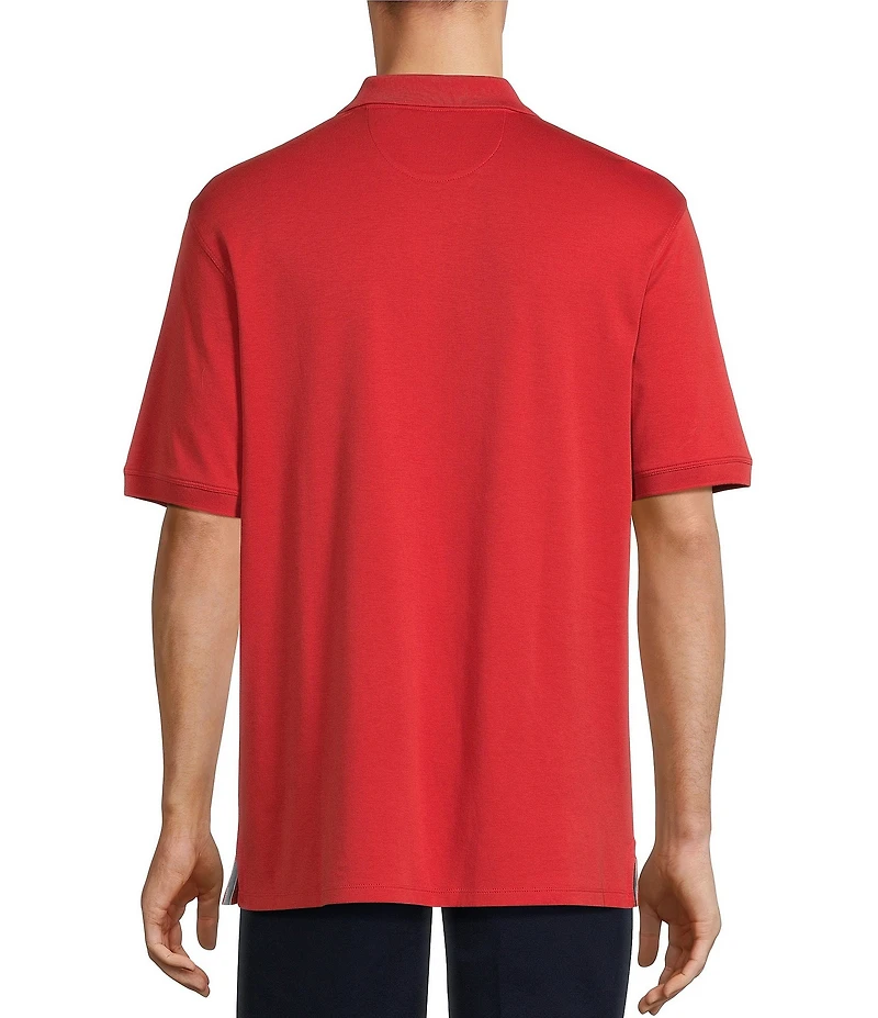 Roundtree & Yorke Supima Short Sleeve Solid Polo Shirt