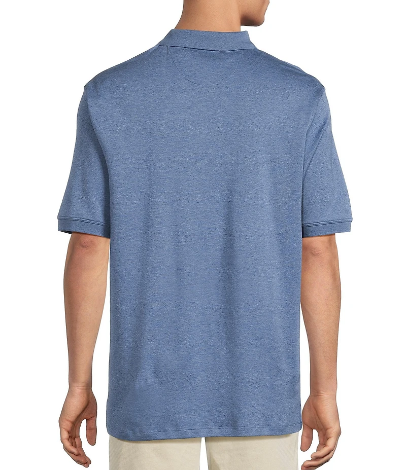 Roundtree & Yorke Supima Cotton Short Sleeve Solid Polo Shirt