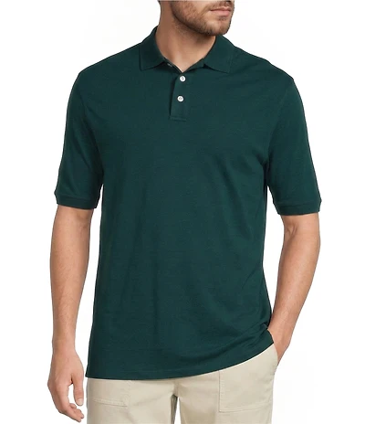 Roundtree & Yorke Supima Cotton Short Sleeve Solid Polo Shirt
