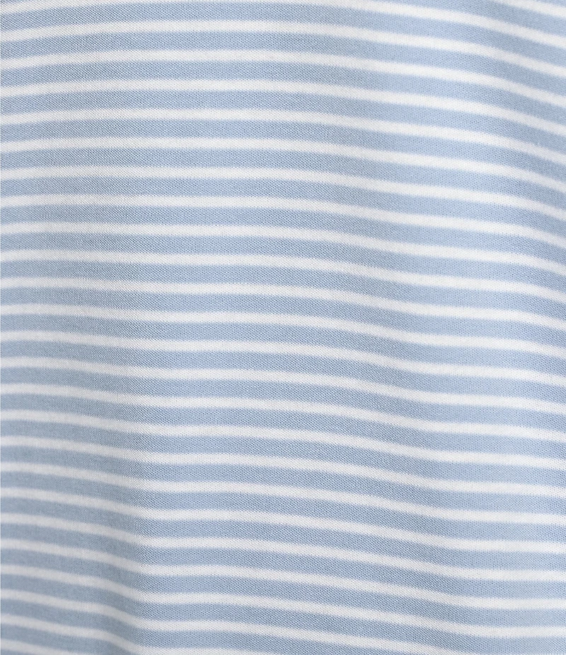 Roundtree & Yorke Supima Short Sleeve Striped Polo Shirt