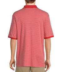 Roundtree & Yorke Supima Short Sleeve Striped Polo Shirt