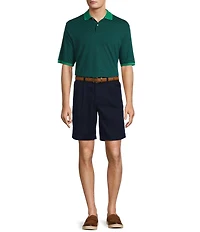 Roundtree & Yorke Supima Short Sleeve Striped Polo Shirt