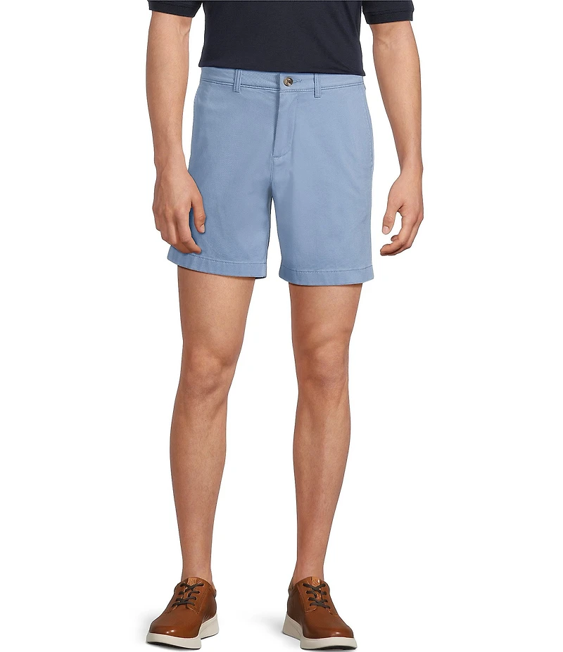 Roundtree & Yorke The Cloud Collection 7#double; Washed Chino Shorts