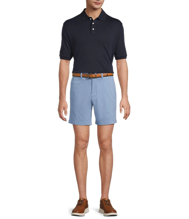 Roundtree & Yorke The Cloud Collection 7#double; Washed Chino Shorts