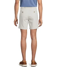 Roundtree & Yorke The Cloud Collection 7#double; Flat Front Washed Chino Shorts