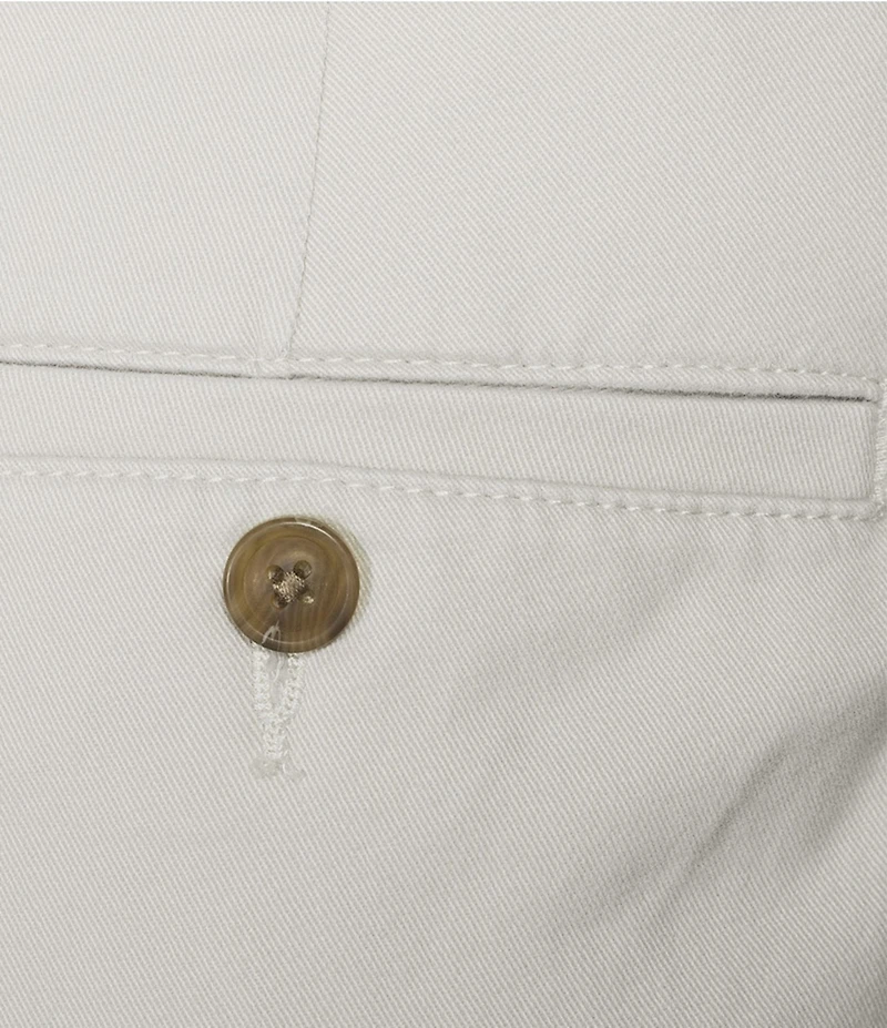 Roundtree & Yorke The Cloud Collection 7#double; Flat Front Washed Chino Shorts