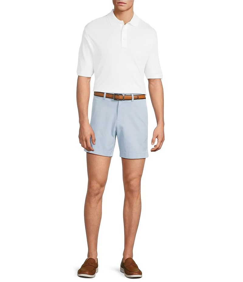 Roundtree & Yorke The Cloud Collection 7#double; Washed Chino Shorts
