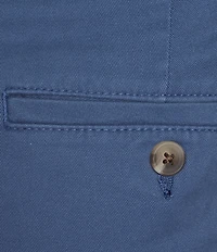 Roundtree & Yorke The Cloud Collection 7#double; Flat Front Washed Chino Shorts