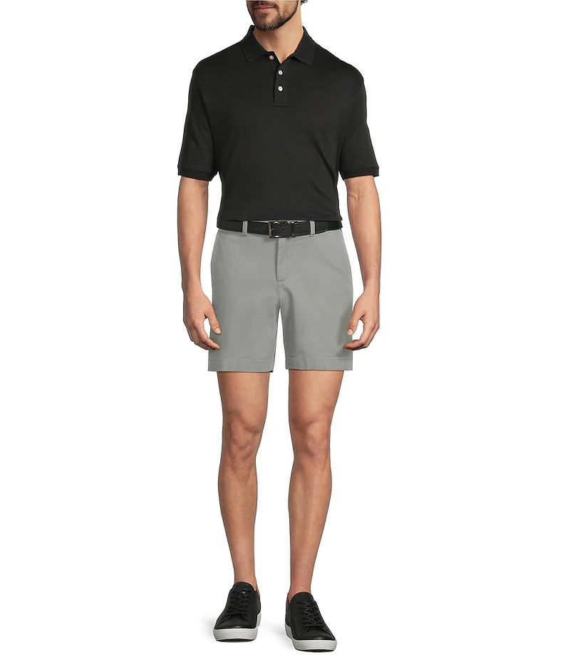 Roundtree & Yorke The Cloud Collection 7#double; Washed Chino Shorts