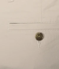 Roundtree & Yorke The Cloud Collection 7#double; Flat Front Washed Chino Shorts
