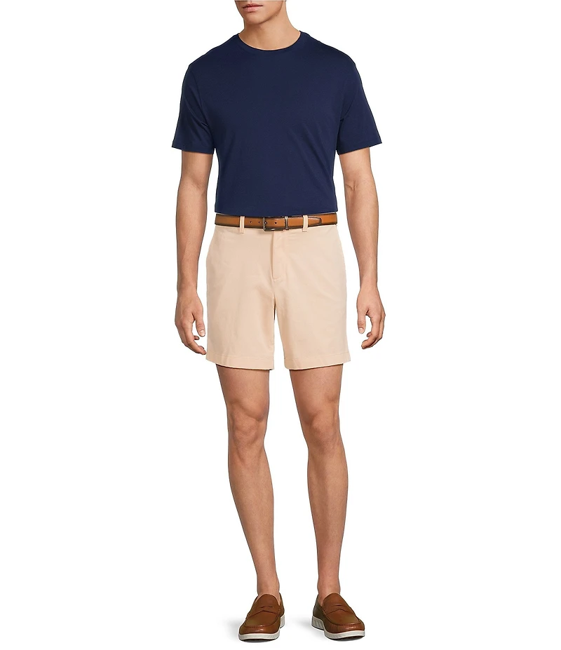Roundtree & Yorke The Cloud Collection 7#double; Washed Chino Shorts