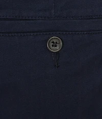 Roundtree & Yorke The Cloud Collection 7#double; Flat Front Washed Chino Shorts