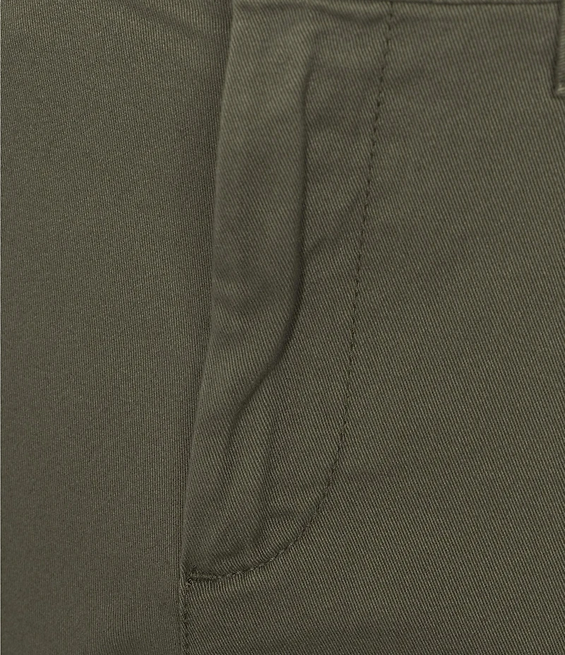 Roundtree & Yorke The Cloud Collection 7#double; Flat Front Washed Chino Shorts