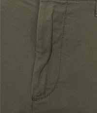 Roundtree & Yorke The Cloud Collection 7#double; Flat Front Washed Chino Shorts