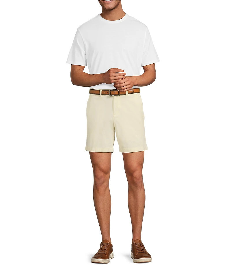 Roundtree & Yorke The Cloud Collection 7#double; Washed Chino Shorts