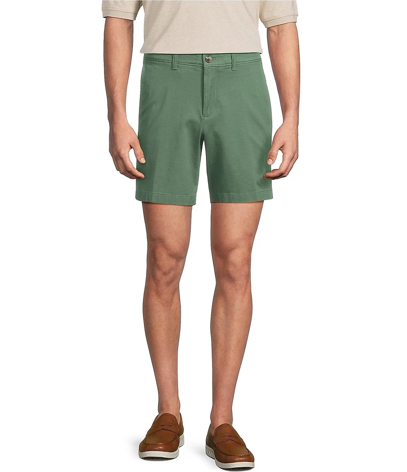 Roundtree & Yorke The Cloud Collection 7#double; Washed Chino Shorts