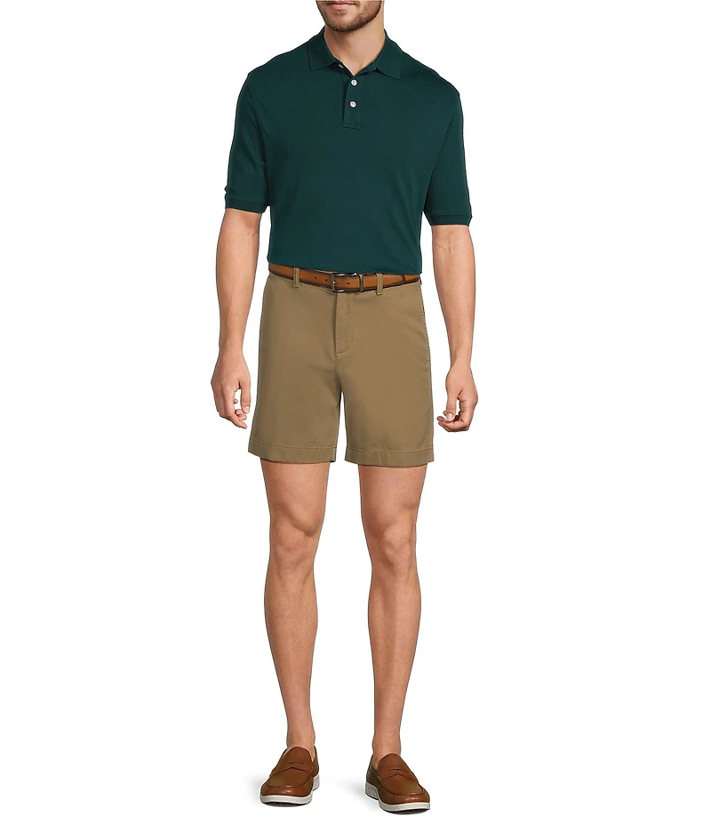 Roundtree & Yorke The Cloud Collection 7#double; Washed Chino Shorts