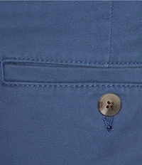 Roundtree & Yorke The Cloud Collection 7#double; Flat Front Washed Chino Shorts