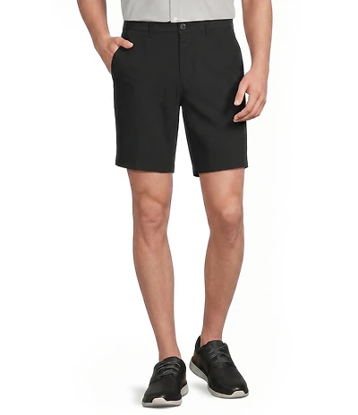Roundtree & Yorke The Cloud Collection 8#double; Flat Front Washed Chino Shorts