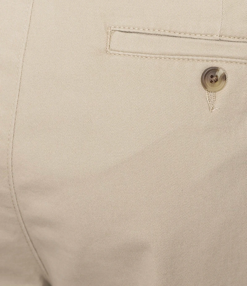 Roundtree & Yorke The Cloud Collection 8#double; Flat Front Washed Chino Shorts