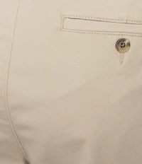 Roundtree & Yorke The Cloud Collection 8#double; Flat Front Washed Chino Shorts