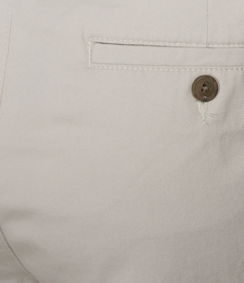 Roundtree & Yorke The Cloud Collection 8#double; Flat Front Washed Chino Shorts