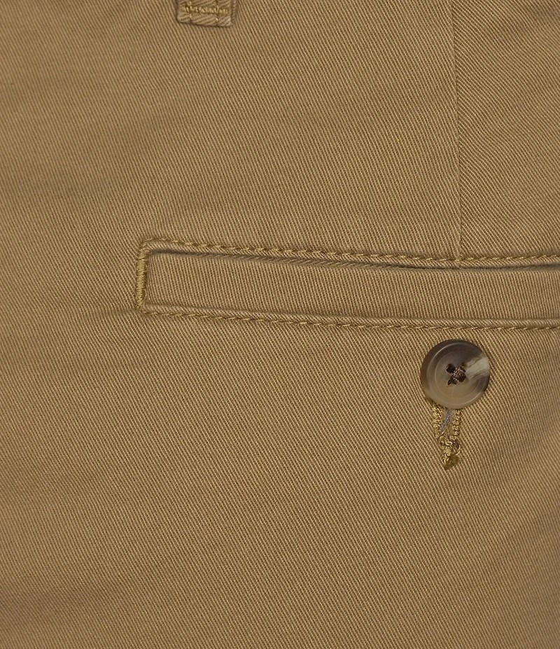 Roundtree & Yorke The Cloud Collection 8#double; Flat Front Washed Chino Shorts