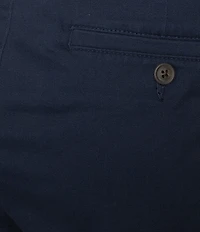 Roundtree & Yorke The Cloud Collection 8#double; Flat Front Washed Chino Shorts