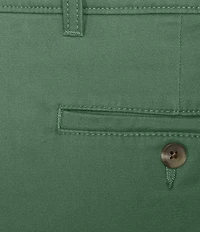 Roundtree & Yorke The Cloud Collection 9#double; Flat Front Washed Chino Shorts