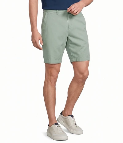 Roundtree & Yorke The Cloud Collection 6#double; Inseam Flat Front Washed Chino Shorts
