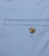 Roundtree & Yorke The Cloud Collection 9#double; Flat Front Washed Chino Shorts