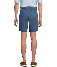 Roundtree & Yorke The Cloud Collection 9#double; Flat Front Washed Chino Shorts