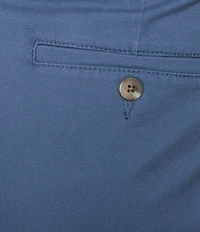 Roundtree & Yorke The Cloud Collection 9#double; Flat Front Washed Chino Shorts