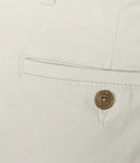 Roundtree & Yorke The Cloud Collection 9#double; Flat Front Washed Chino Shorts