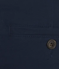 Roundtree & Yorke The Cloud Collection 9#double; Flat Front Washed Chino Shorts