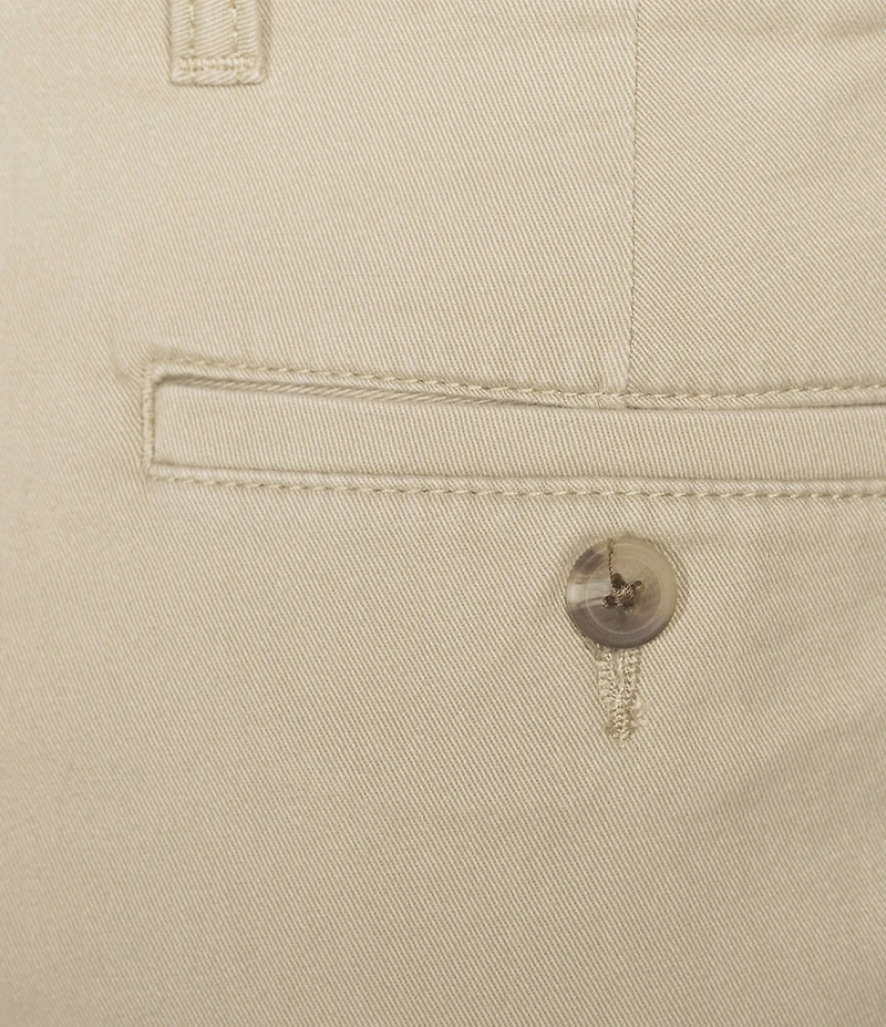 Roundtree & Yorke The Cloud Collection 9#double; Flat Front Washed Chino Shorts