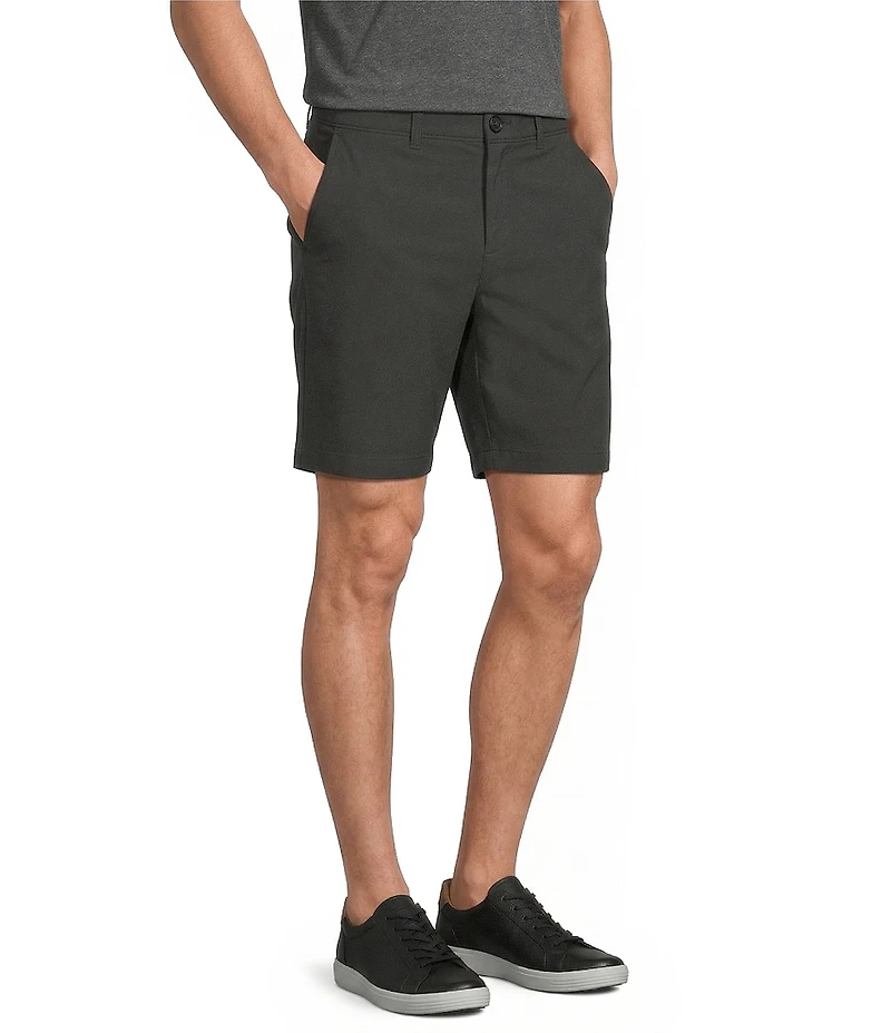 Roundtree & Yorke The Cloud Collection 6#double; Inseam Flat Front Washed Chino Shorts