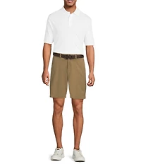 Roundtree & Yorke The Cloud Collection 6#double; Inseam Flat Front Washed Chino Shorts