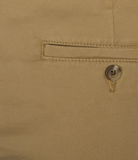 Roundtree & Yorke The Cloud Collection 6#double; Inseam Flat Front Washed Chino Shorts