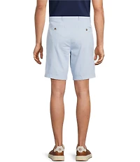 Roundtree & Yorke The Cloud Collection 9#double; Flat Front Washed Chino Shorts