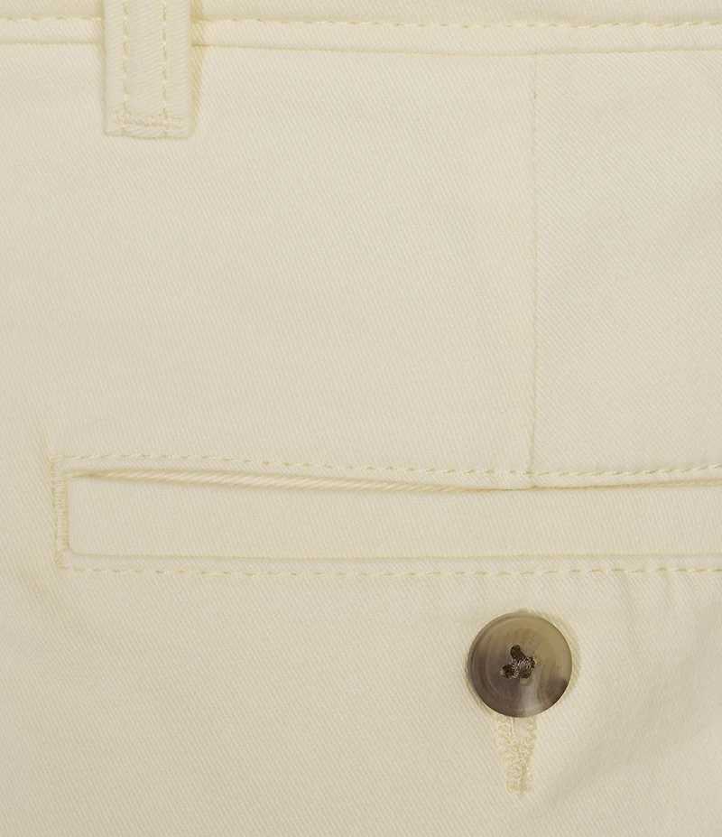 Roundtree & Yorke The Cloud Collection 9#double; Flat Front Washed Chino Shorts