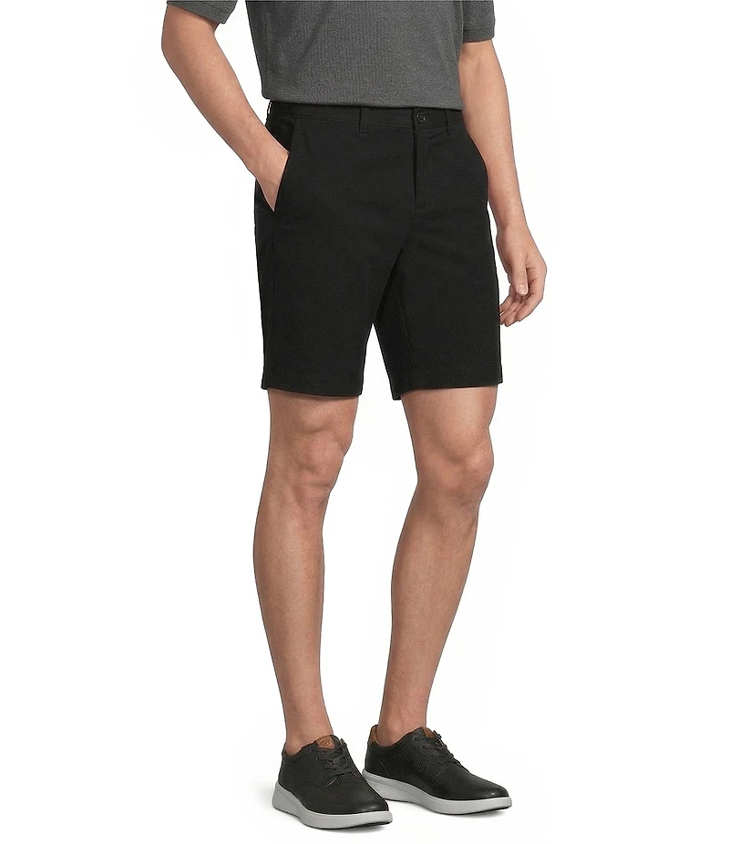 Roundtree & Yorke The Cloud Collection 6#double; Inseam Flat Front Washed Chino Shorts