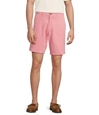 Roundtree & Yorke The Cloud Collection 6#double; Inseam Flat Front Washed Chino Shorts