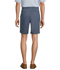 Roundtree & Yorke The Cloud Collection 9#double; Flat Front Washed Chino Shorts