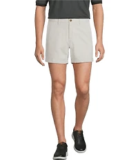 Roundtree & Yorke The Cloud Straight Fit Flat Front 5#double; Inseam Chino Shorts