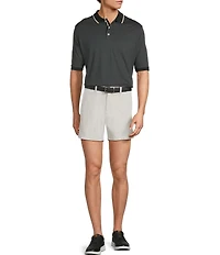 Roundtree & Yorke The Cloud Straight Fit Flat Front 5#double; Inseam Chino Shorts