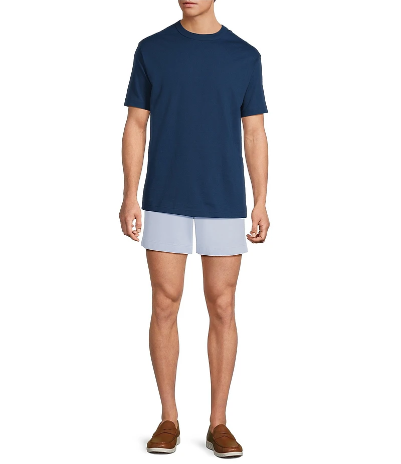 Roundtree & Yorke The Cloud Straight Fit Flat Front 5#double; Inseam Chino Shorts