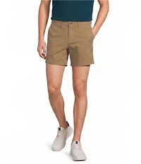 Roundtree & Yorke The Cloud Straight Fit Flat Front 5#double; Inseam Chino Shorts